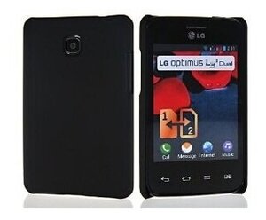 Чехол-накладка для LG Optimus L3 II Dual / E430 / E435 (Черный)