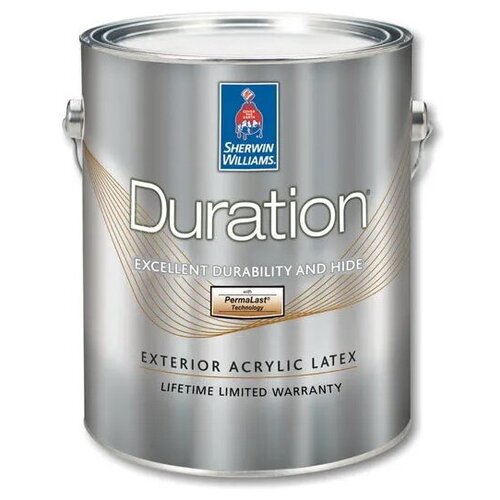 Краска латексная Sherwin-Williams Duration Exterior Latex Paint глубокоматовая extrawhite 3.63 л