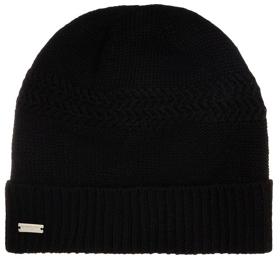 Шапка с отворотом SEEBERGER 18298-0 TURN-UP BEANIE 