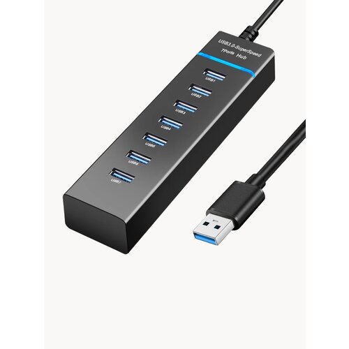 USB Hub разветвитель 7 портов USB 30 5 Гбитс USB концентратор 1278₽