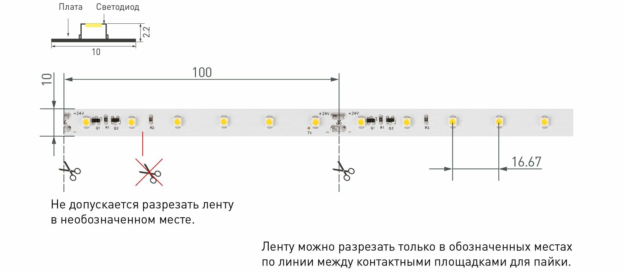 RT-20000 White6000 025009 Светодиодная лента 24В (3528, IP33, 60 LED/m, 20 м) Arlight - фото №10