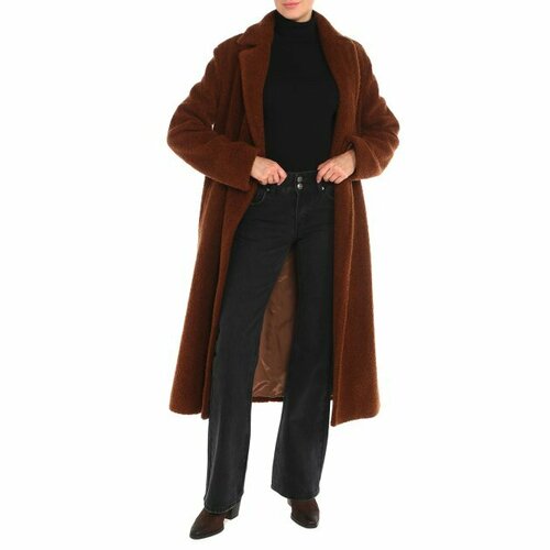Пальто Calzetti, размер M, коричневый пальто calzetti размер m коричневый