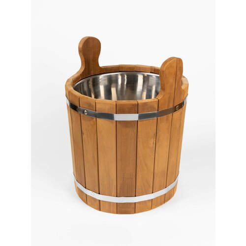 Запарник для бани с нержавеющей вставкой, 15л