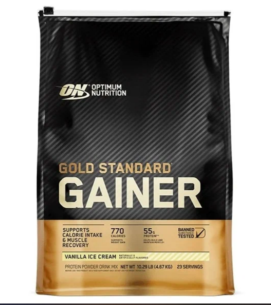 Гейнер Optimum Nutrition Gold Standard Gainer (4670 г) ванильное мороженое