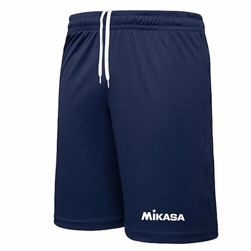 Шорты Mikasa, размер L, синий, белый шорты mikasa размер l синий белый