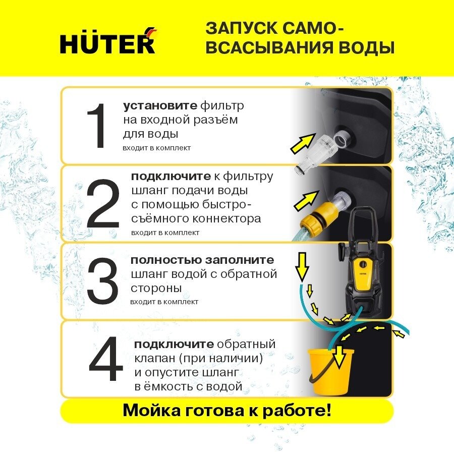 Мойка Huter M005-PW PRO - фотография № 5