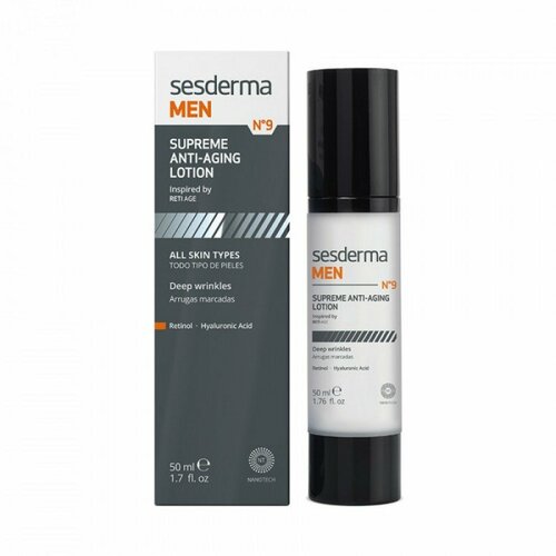 Sesderma Sesderma Men Supreme Anti-Aging Lotion / Лосьон антивозрастной для мужчин, 50 мл лосьон для лица deborah тонизирующий лосьон антивозрастной dermolab anti aging tonic lotion