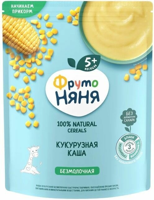 ФрутоНяня Каша Кукурузная без Молока {с 5 мес} 180г