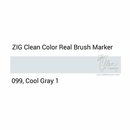 Маркер акварельный с кистью брашпен ZIG Clean Color Real Brush- штучно - цвет - 099