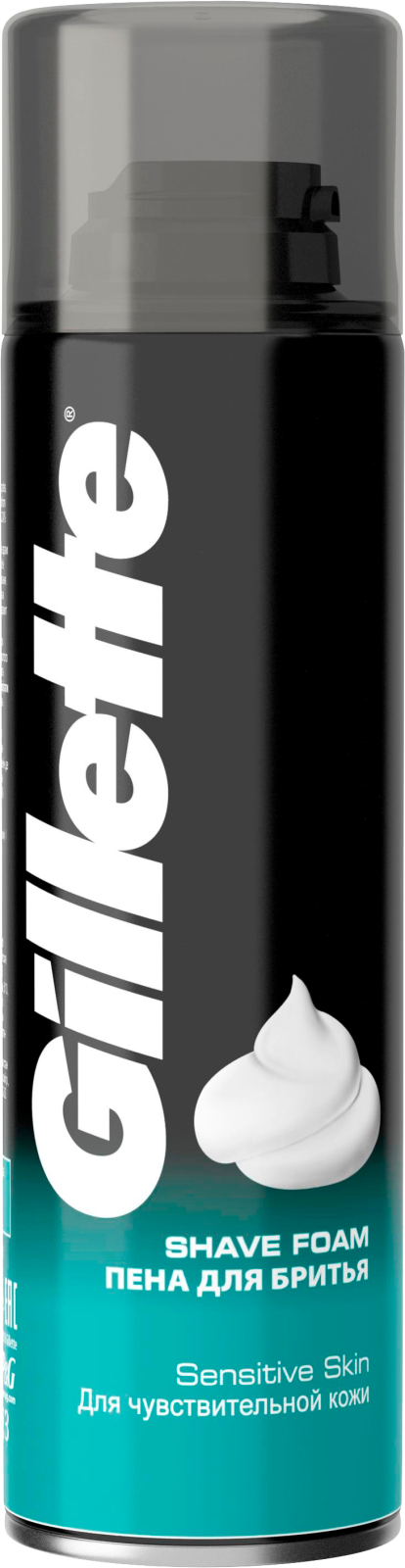 GILLETTE Пена для бритья GILLETTE Для чувствительной кожи 200 мл Linyi - фото №4