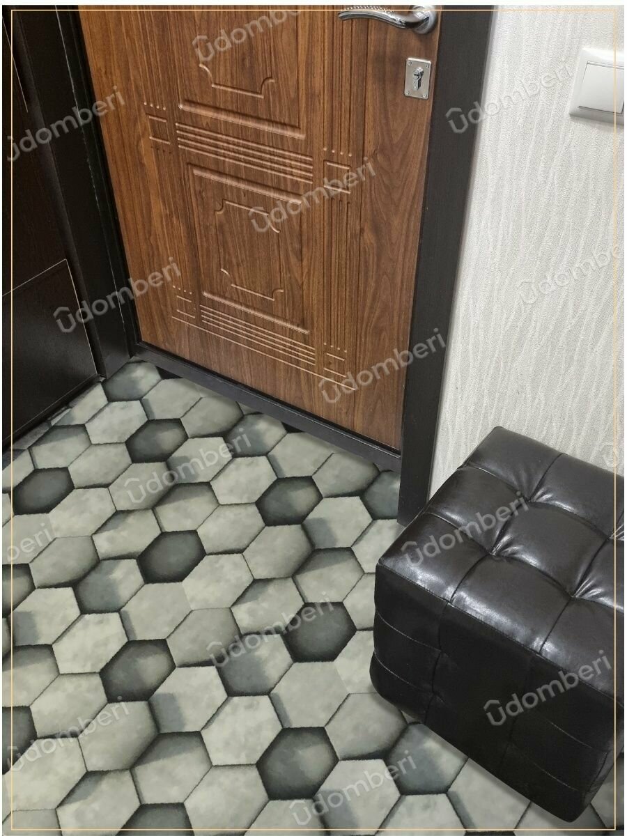 Коврик в прихожую придверный противоскользящий 100х220 — фото 1