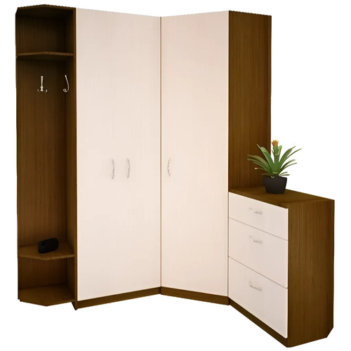 Прихожая угловая Антре-10 дуб молочный ноче экко 32560₽