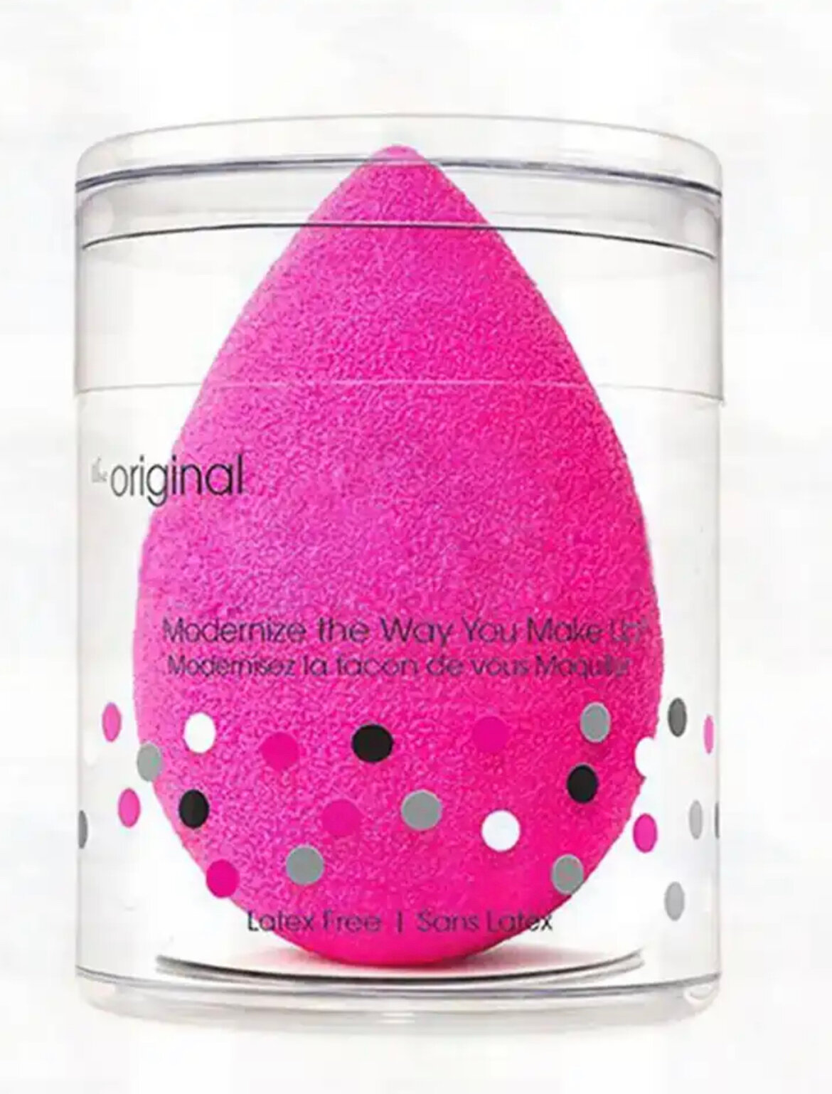 Beautyblender Original Pink Egg Sponge - безлатексный спонж для лица в форме яйца