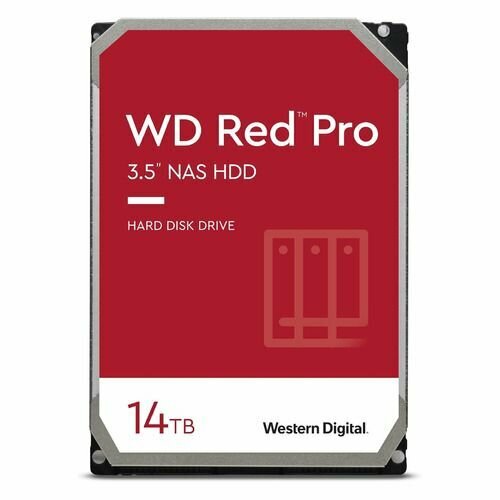 Жесткий диск WD Red Pro WD142KFGX 14ТБ HDD SATA III 35 60820₽