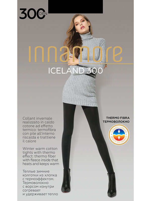 Колготки Innamore Iceland 300, 300 den, nero