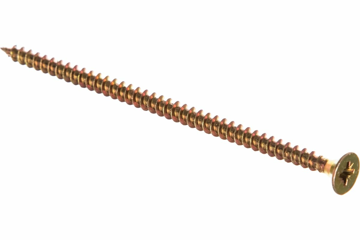 VIP крепежшуруп жёлтый цинк, набор 40 шт, арт. 31398, универсальный монтажный элемент