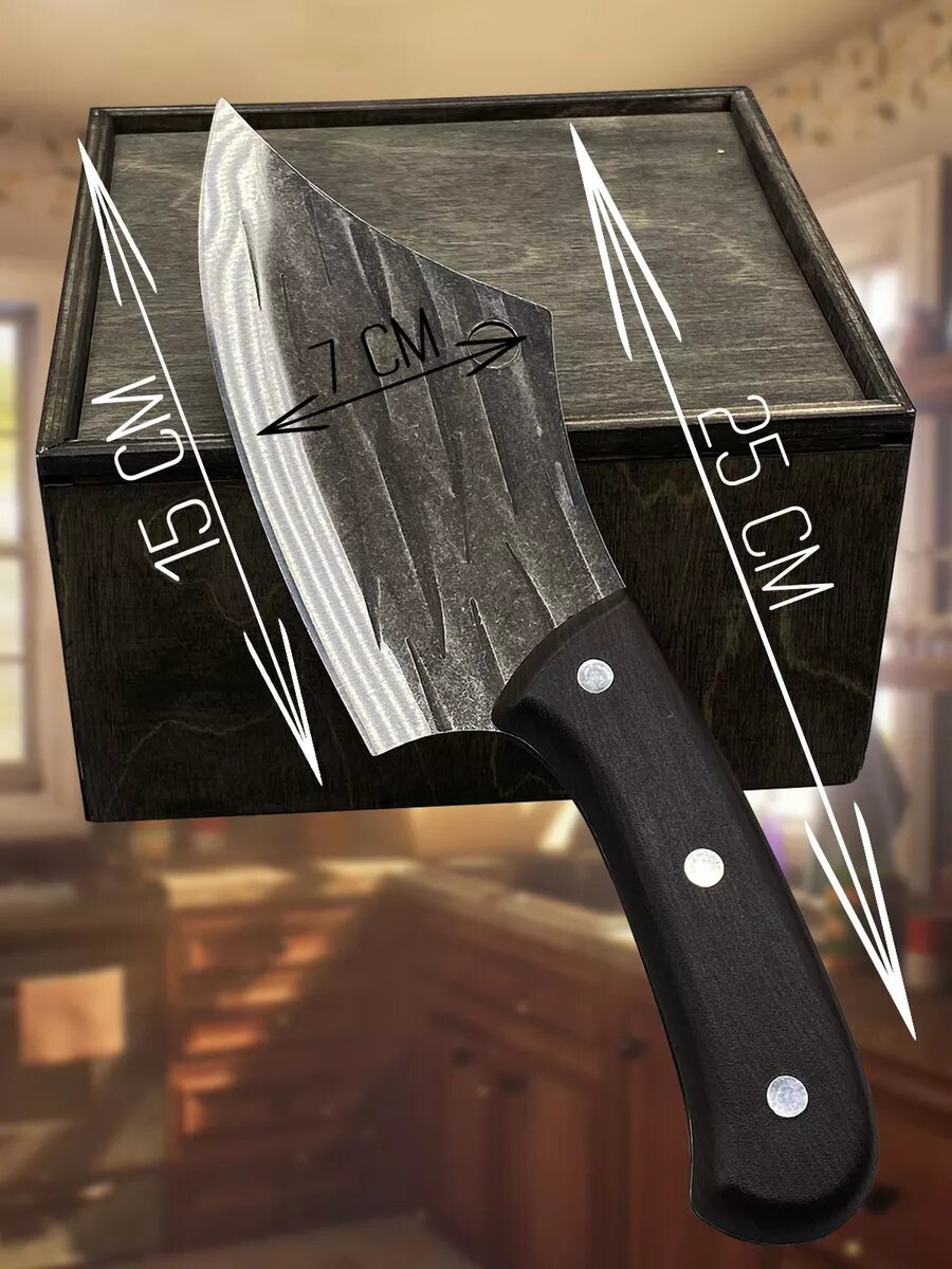 Кухонный нож топорик — фото 1