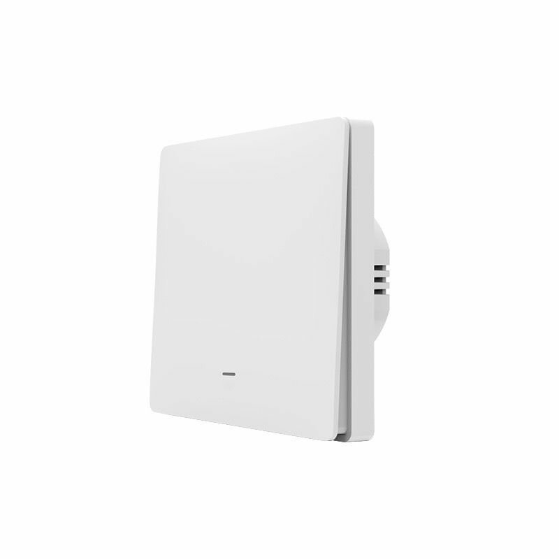 Умный клавишный выключатель Zigbee, 1 кнопка, белый с поддержкой Яндекс Алиса