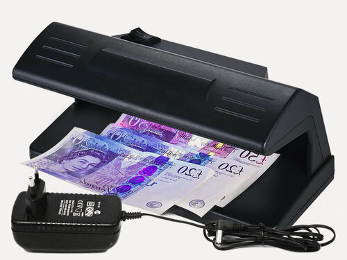 Изображение товара Ультрафиолетовый прибор для проверки денег ДОЛС-Ф-18 (S27309ED) - проверка купюры на детекторе / лампа проверка купюр / лампа для проверки купюр