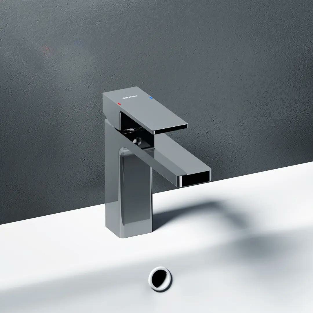 Смеситель для раковины Damixa Elm 215210000LM однорычажный цвет хром - фото №4