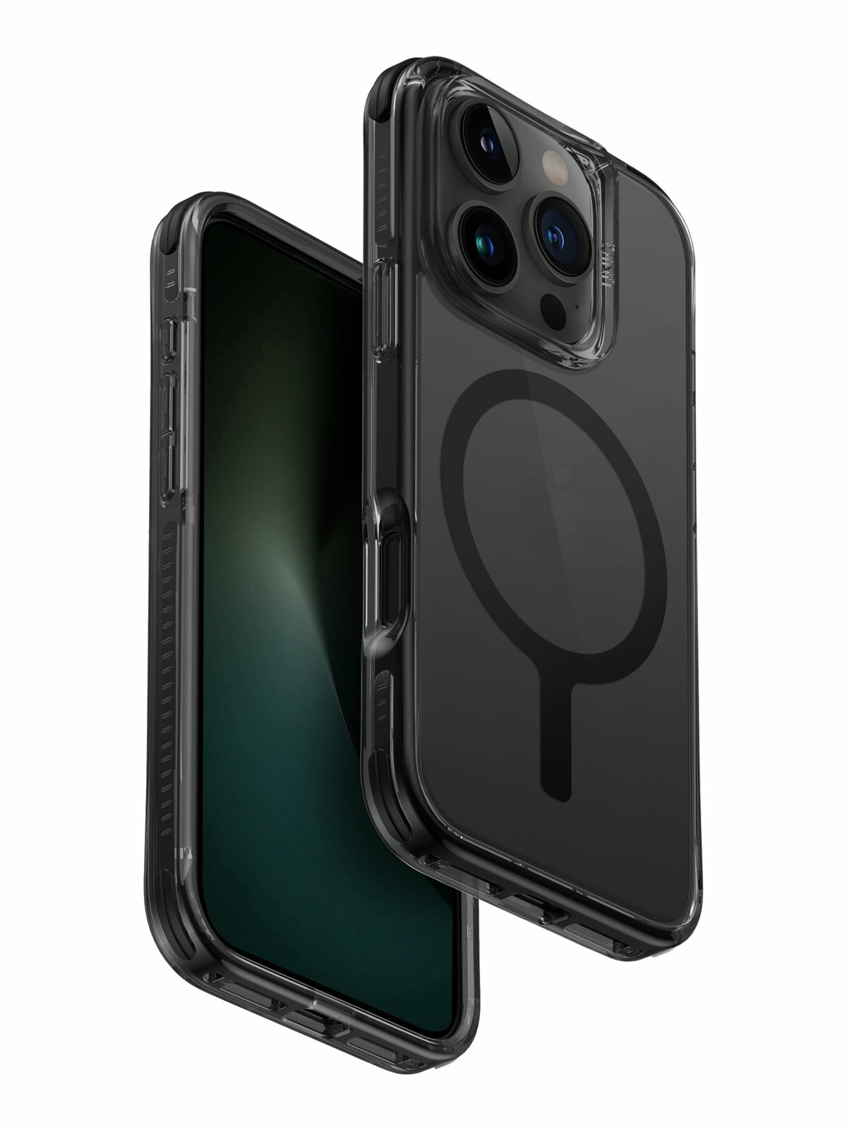 Чехол Uniq для iPhone 16 Pro 6.3" Combat AF, цвет черный (Black)