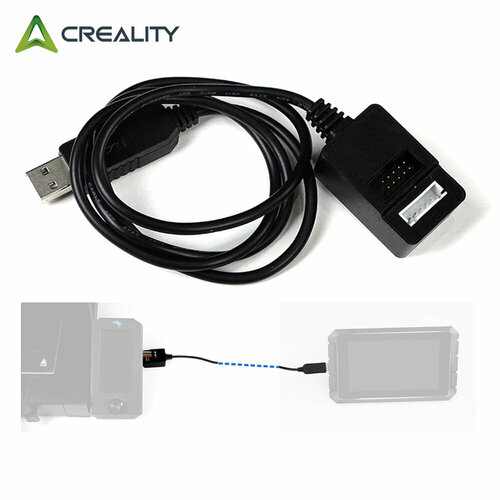 Creality Sonic Pad Serial Cable, Convert Sonic Pad into Upgrade 3D Printer Touch Screen, for Ender 3 Pro/V2/MAX, Ender 3 S1 Pro/Plus, Ender 3 V2/MAX Neo, Ender 5 S1/Pro, Ender-7, CR-10 Smart Pro