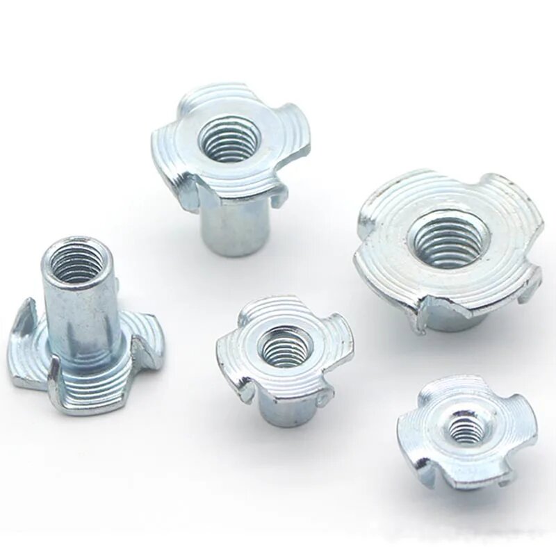 10 шт. крепеж для дерева TINGGOO стальной квадратный M4-M12 M6x10mm