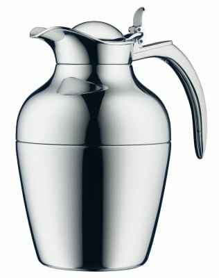 Термос-графин Alfi Jubilee chrome 1,0 L арт. 0472000100, Термос из хромированной латуни, матовый колба из стекла