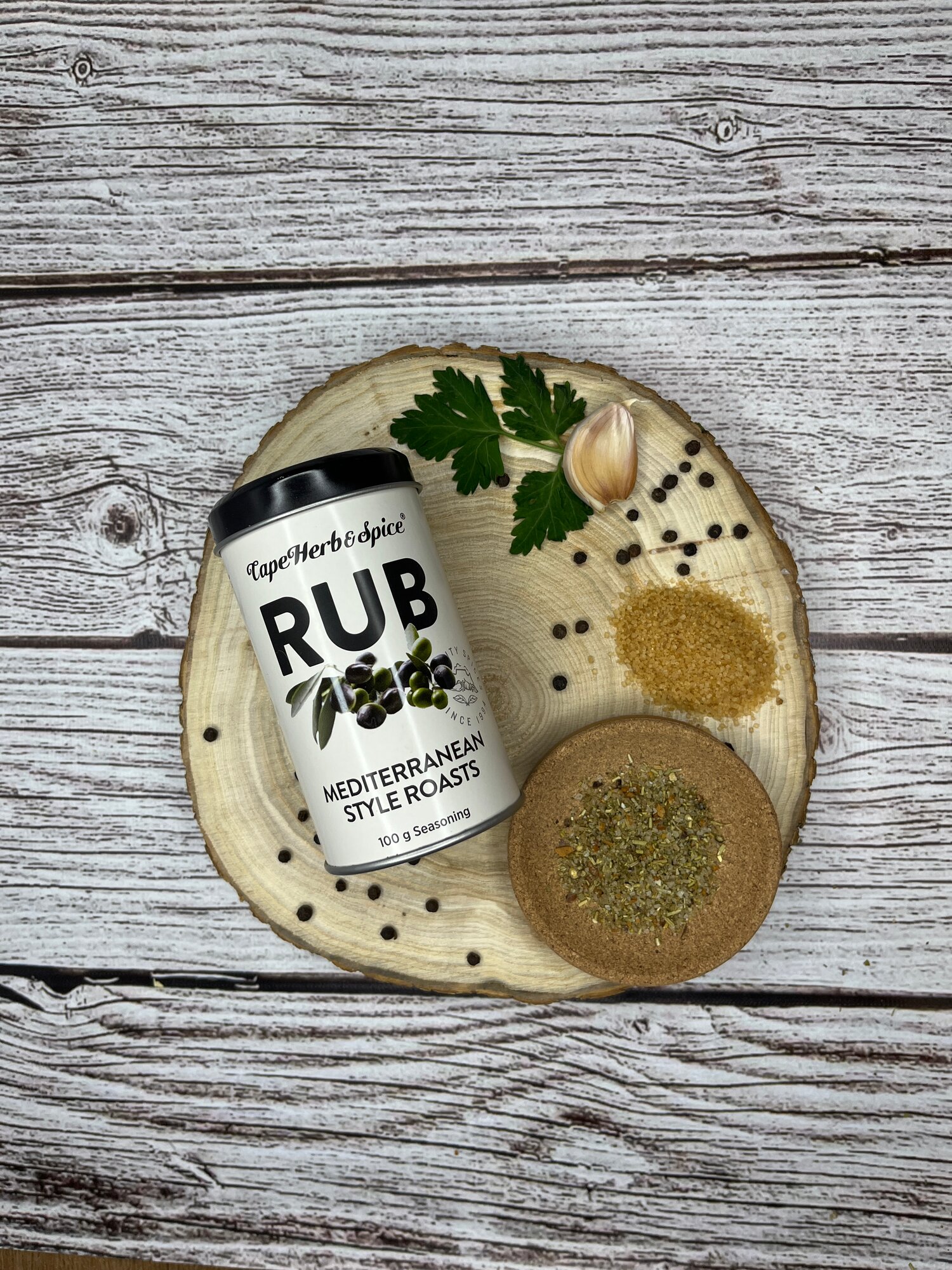Приправа Cape Herb & Spice "Средиземноморские Травы" банка-шейкер 100 гр. (ЮАР) — фото 1