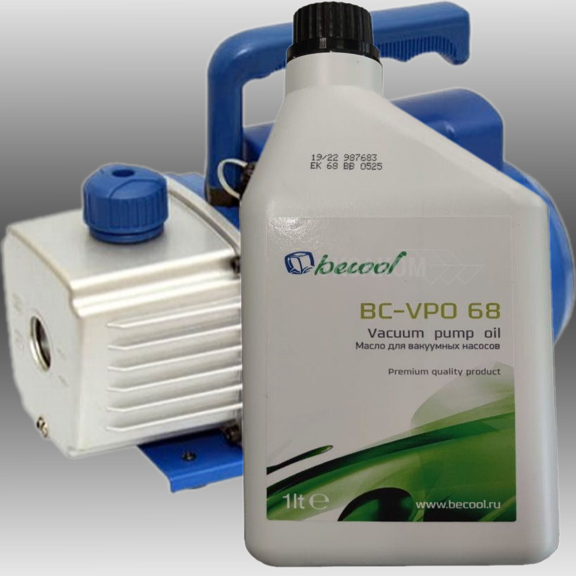 Масло Becool BC-VPO 68 Errecom для вакуумных насосов минеральное 1л