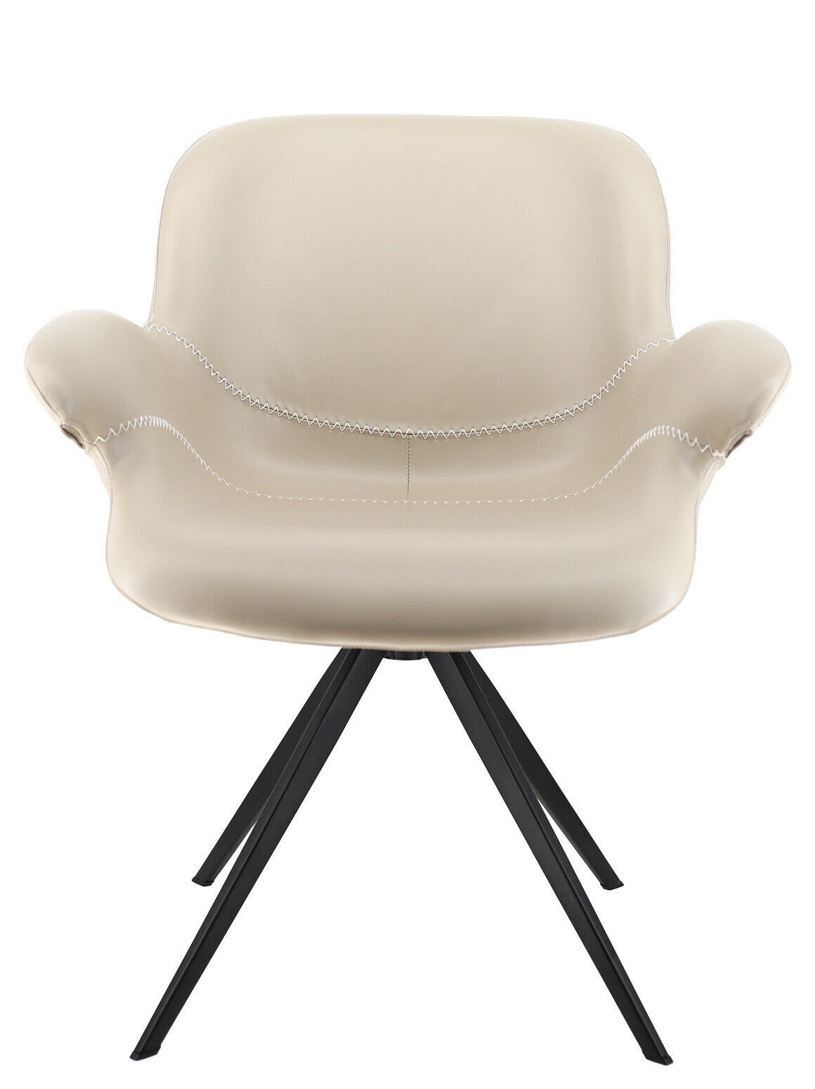 Кресло обеденное Everprof Aurora экокожа/ бежевый