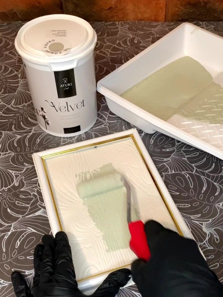 Краска для стен и обоев Aturi Design Velvet 60г Та самая халва — интерьерная, матовая, без запаха водоэмульсионная — фото 1