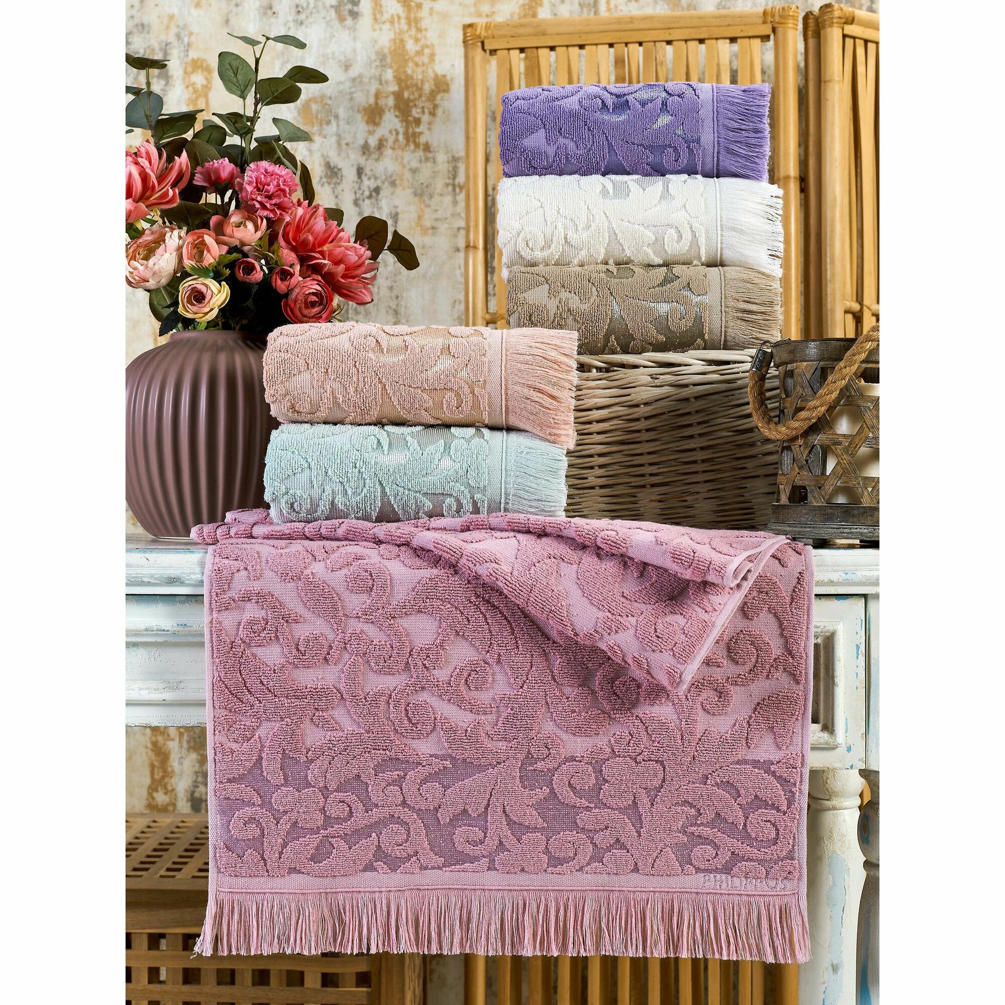 Набор полотенец PHILIPPUS LUX COTTON MARY 50x90 см (6 шт.)