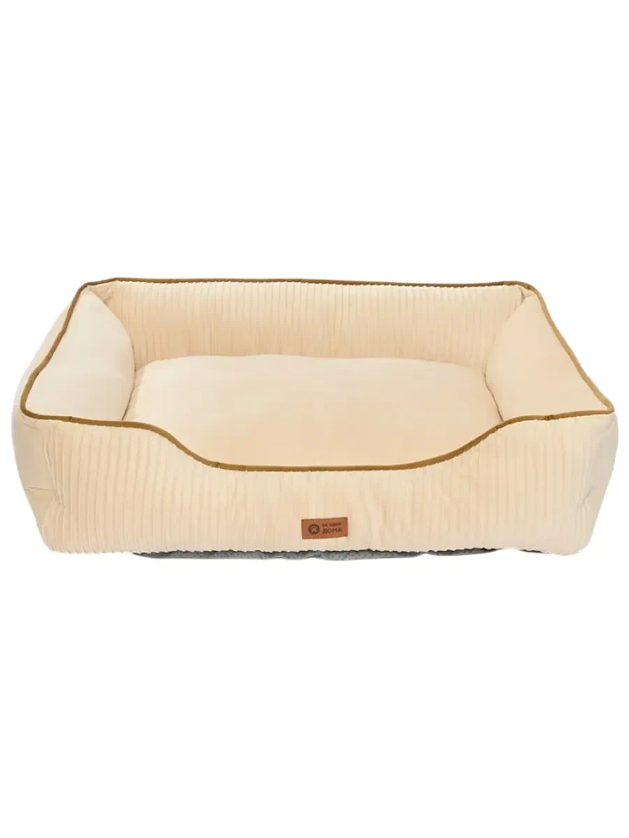 Картинки Лежанка для животных "Не Один Дома" Morbidezza, 75х58х19 см, бежевая