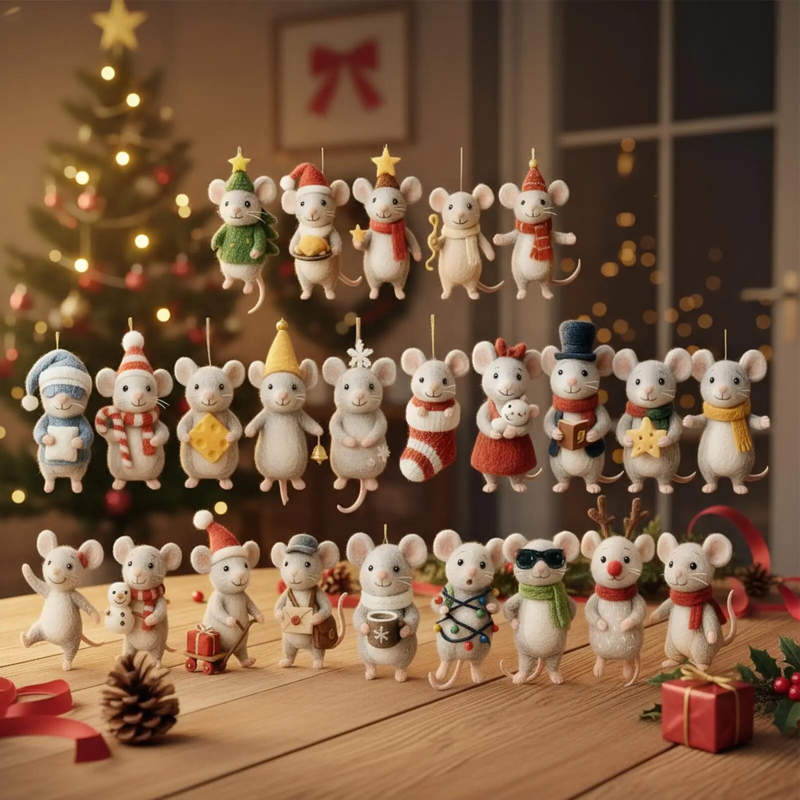 Рождественский адвент-календарь waasoscon с мышами