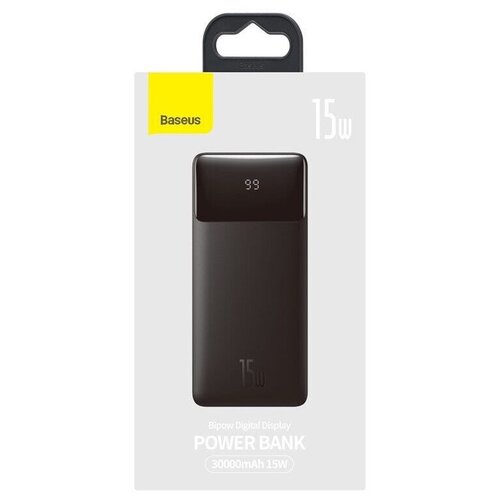 Внешний аккумулятор Baseus Bipow Digital Display Power bank 30000mAh 15W White PPDML-K02 328700₽