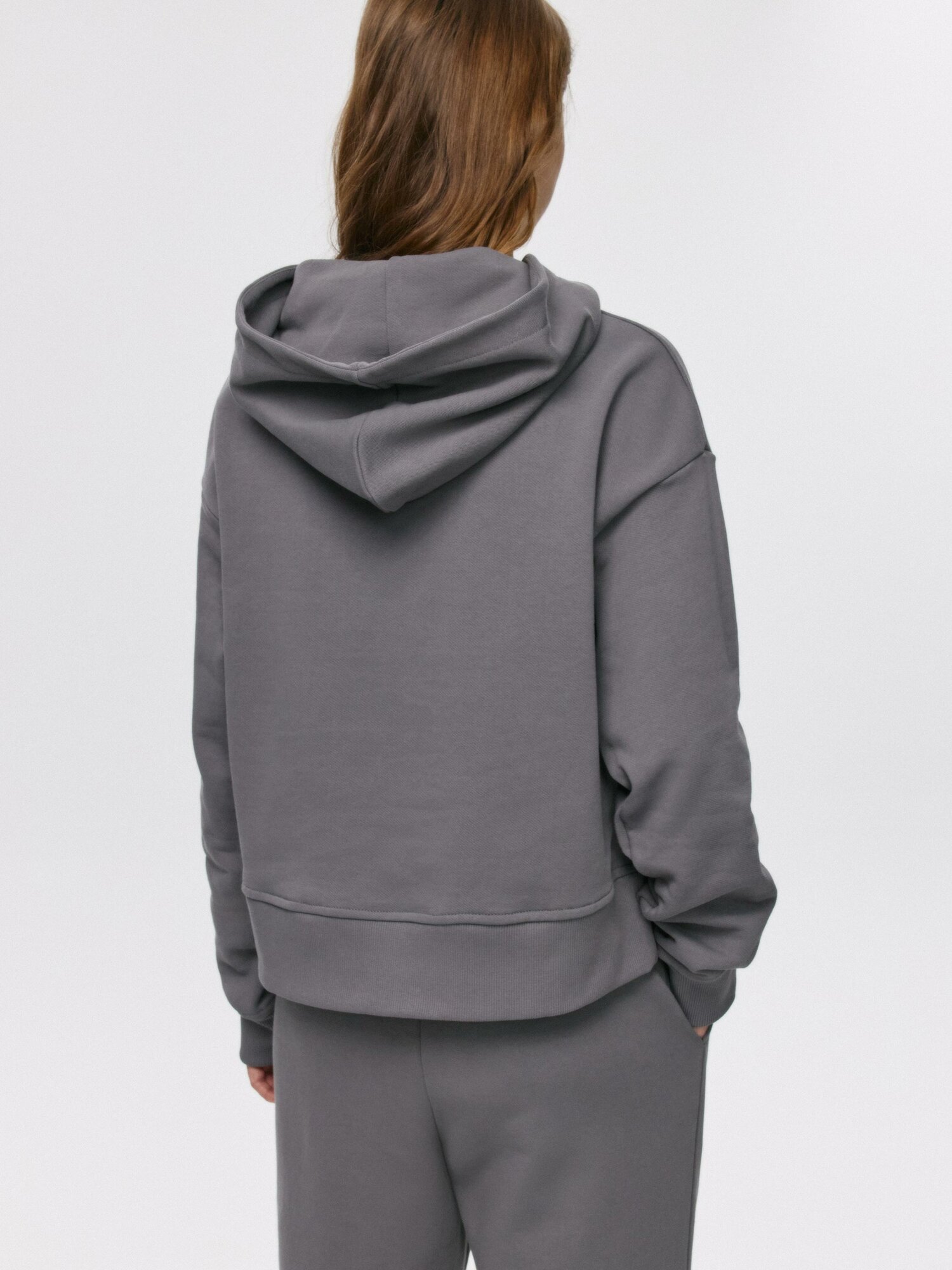 Худи Sela, размер XS INT, , темно-серый — фото 1