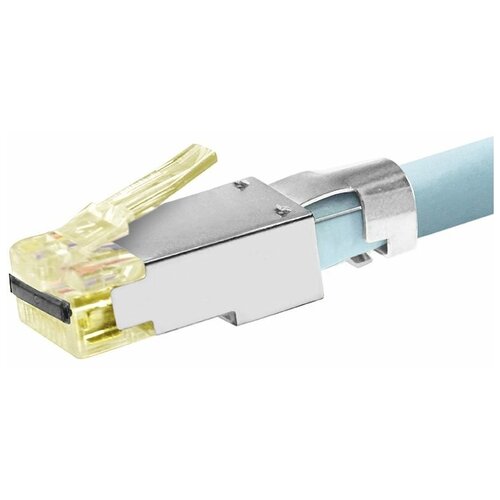 Коннекторы SCP, RJ45, экранированные, Cat7A/7/6A, STP, 50 шт.