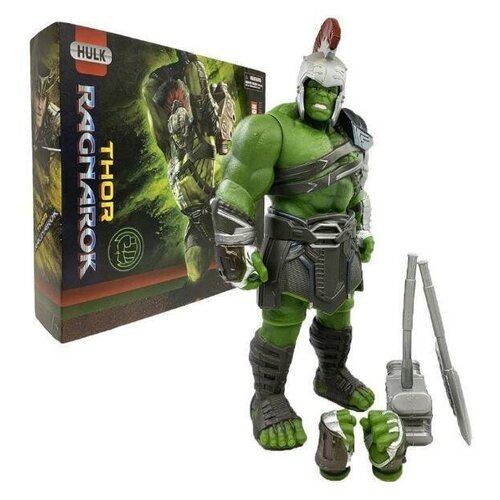 Игрушка фигурка Халк с оружием Hulk Thor Ragnarock