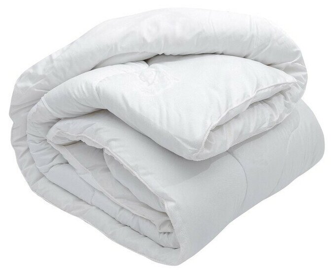 Одеяло зимнее 140х205 см, иск. лебяжий пух, ткань глосс-сатин