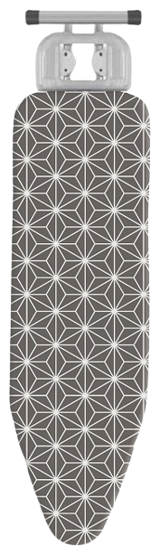 Чехол для гладильной доски Hausmann металлизированный, темно-серый - фотография № 3