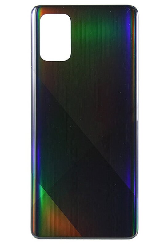Задняя крышка для Samsung A715F Galaxy A71 (черная)