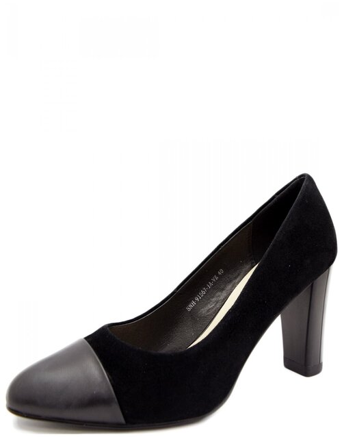 Madella SNH-91567-1A-VZV женские туфли черный натуральный велюр, Размер 37