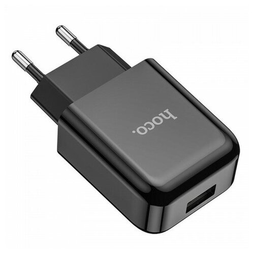 фото Зарядное устройство сетевое hoco n2 1usb 2.0a (черный)