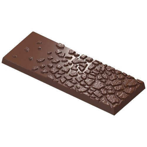 Форма для шоколада Chocolate World CW2462 Fire-magma Seb Petterson, плитка 83 г, поликарбонат (Бельг