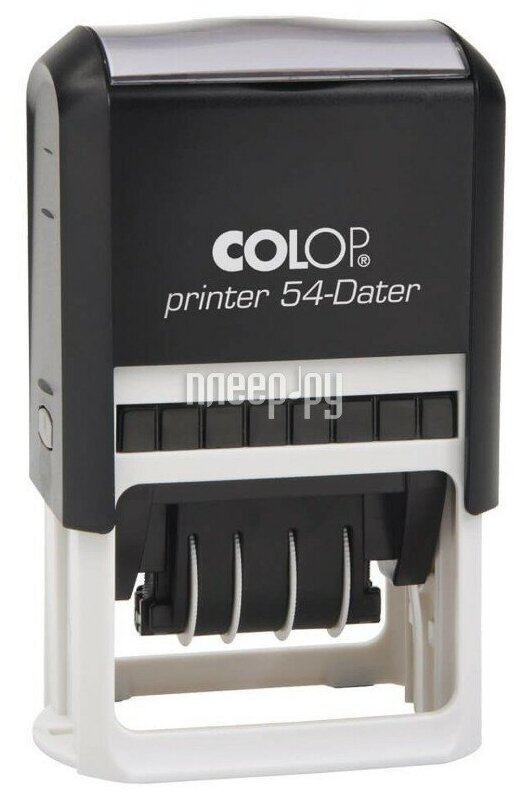 Датер Colоp Printer 54-Dater РУС со свободным полем под клише 50х40 мм. Высота шрифта даты: 4 мм.