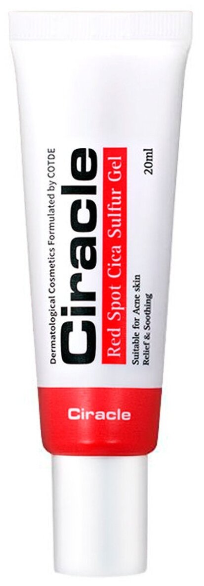 Ciracle Ciracle Red Spot Cica Sulfur Gel Точечный гель для лечения акне, 20 мл