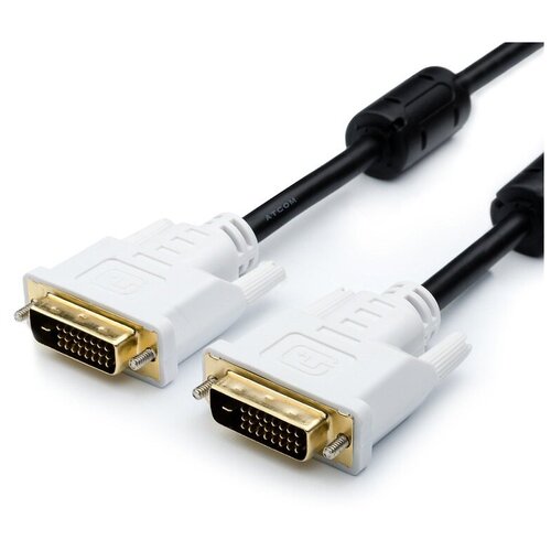 Atcom / Кабель DVI - DVI 1.8м черный AT8057 кабель dvi dvi 1 8м atcom at8057