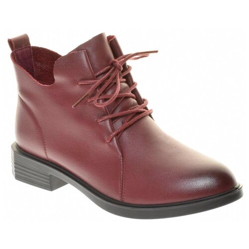 фото Ботинки baden женские демисезонные, размер 37, цвет бордовый, артикул gj002-031