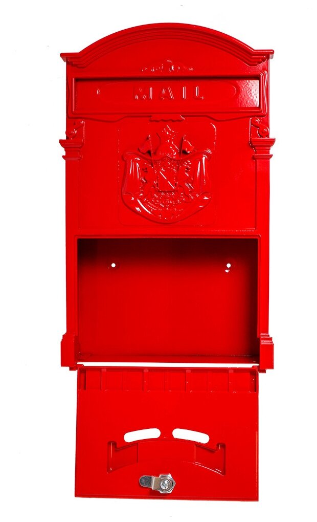 Ящик почтовый аллюр №4010 красный - фотография № 3